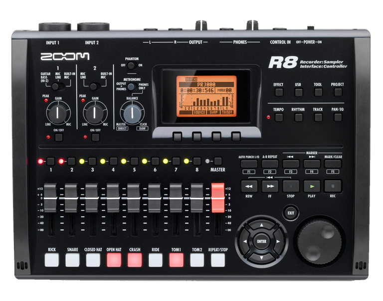 Zoom R 8 Recorder Interface Controller Sampler