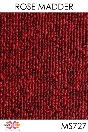Acoustic Carpet Tiles 25mm Thick (50x50)cm Multi-Color Bass Absorption Box of 24 Pcs