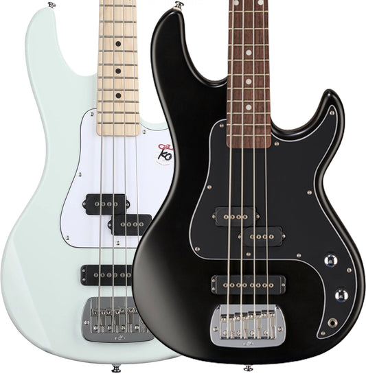 G&L Tribute SB-2 Bass Guitar - Black Frost & Sonic Blue