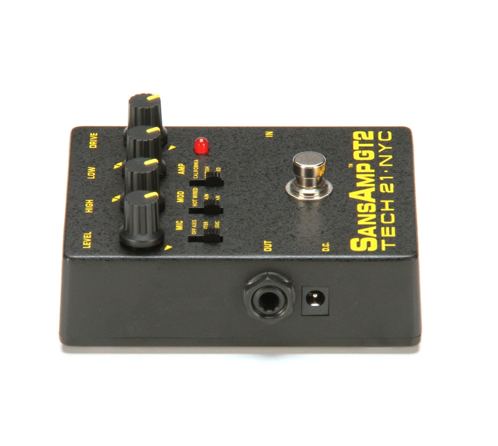 Tech 21 SansAmp GT2 Tube Amp Emulator Pedal