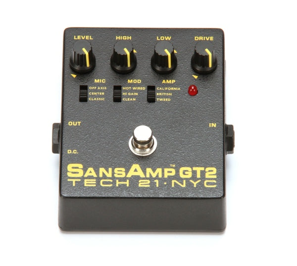 Tech 21 SansAmp GT2 Tube Amp Emulator Pedal – Jubal Store