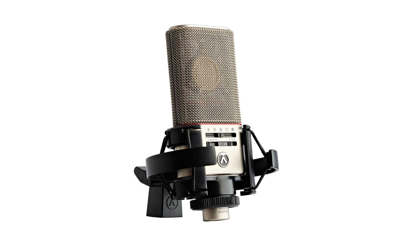 Austrian Audio OC818 Multi-Pattern Large-Diaphragm Condenser Microphone - Silver