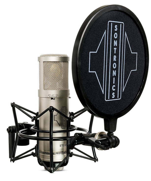 Sontronics STC-3X Pack Three-Pattern Condenser Microphone With Accessories Silver