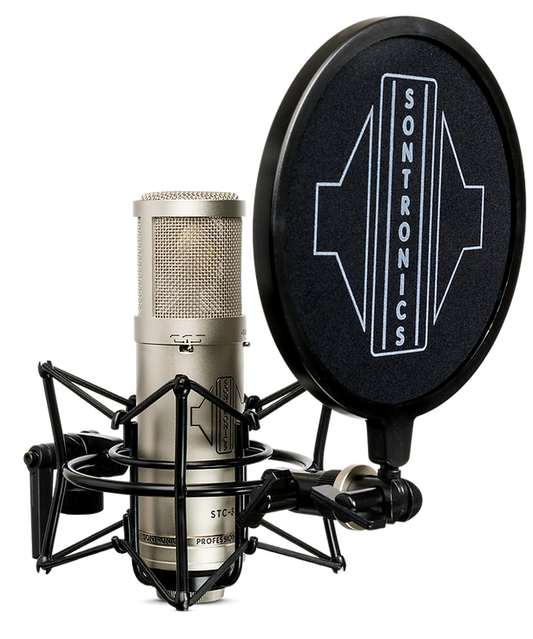 Sontronics STC-3X Pack Three-Pattern Condenser Microphone With Accessories Silver