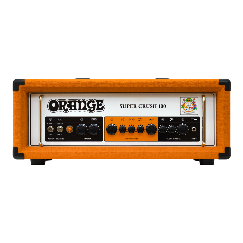 Orange Super Crush 100 - 100Watt Solid State Head - Orange