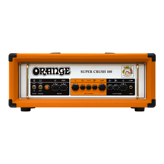 Orange Super Crush 100 - 100Watt Solid State Head - Orange