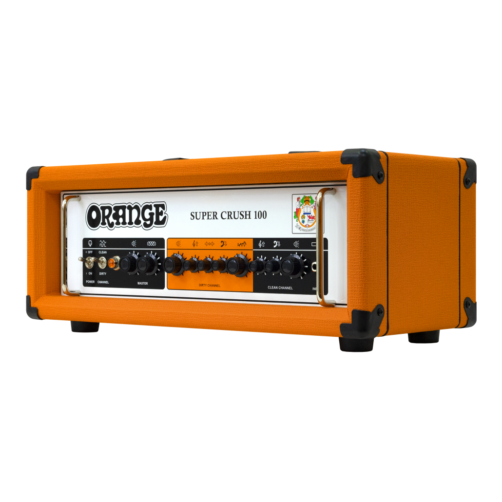 Orange Super Crush 100 - 100Watt Solid State Head - Orange