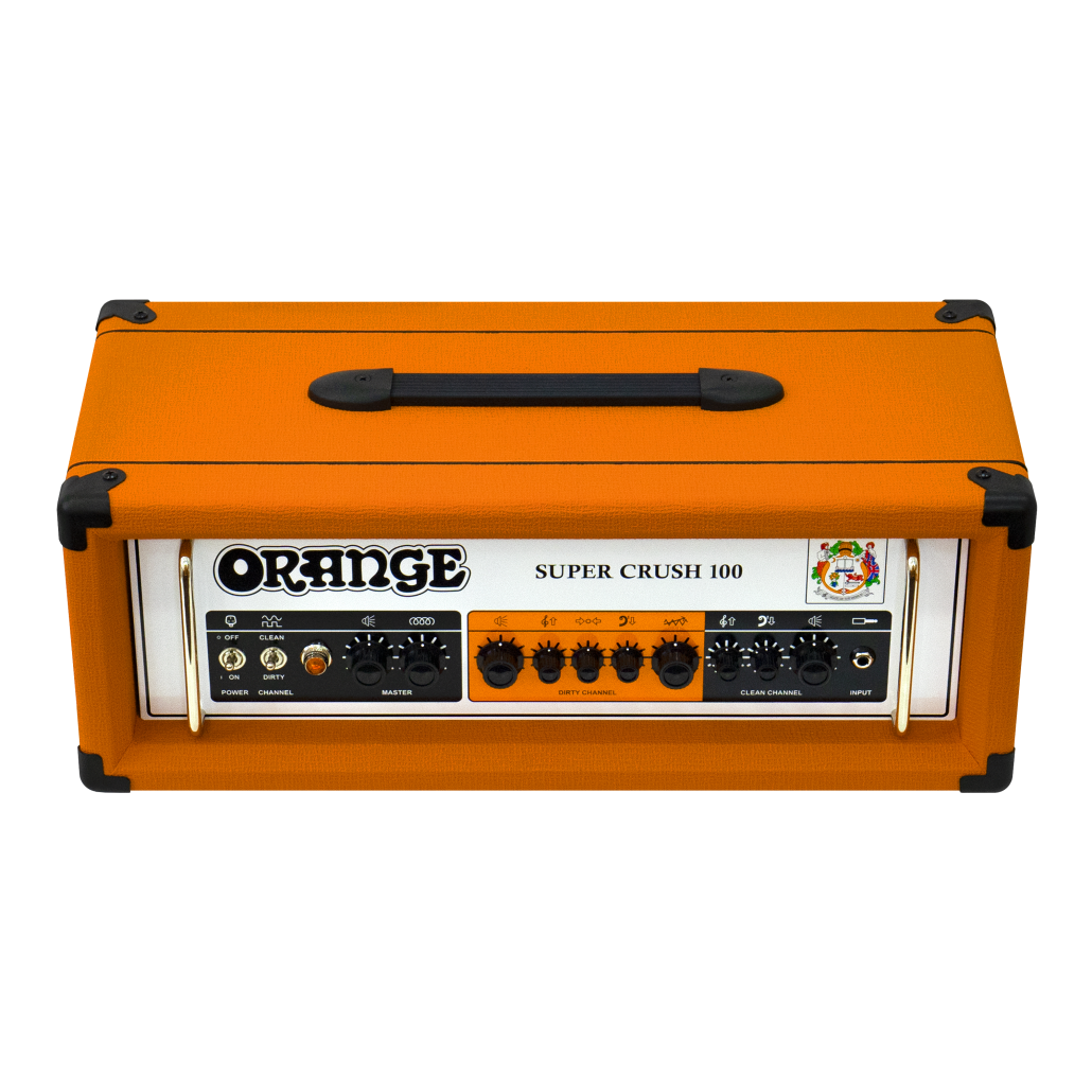 Orange Super Crush 100 - 100Watt Solid State Head - Orange