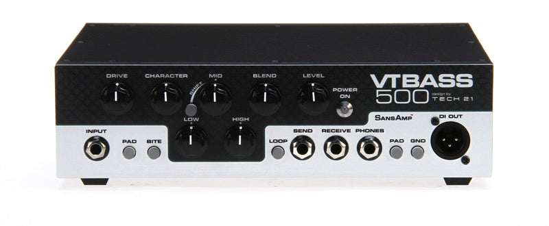 Tech 21 VT Bass 500 - 500-watt Character Series Lightweight Bass Head