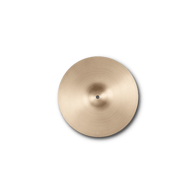 Zildjian A0114 12" A Zildjian New Beat Hi-Hat Top Cymbals