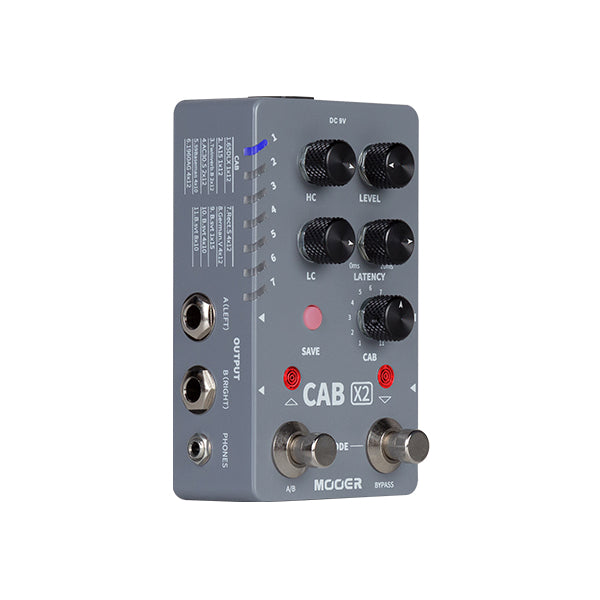 Mooer Cab X2 Stereo Cabinet Simulation Pedal
