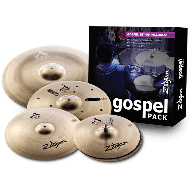 Zildjian A Custom Gospel Cymbal Set - 14/17/18/21 inch