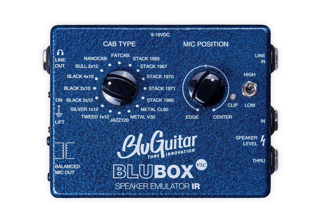 BluGuitar BluBOX VSC Professional Impulse-Response-Speaker Simulator