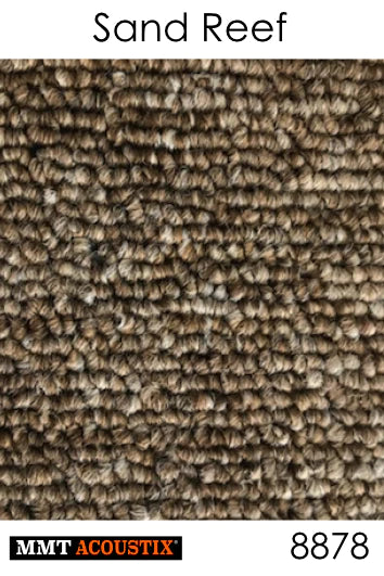 Acoustic Carpet Tiles 25mm Thick (50x50)cm Multi-Color Bass Absorption Box of 24 Pcs