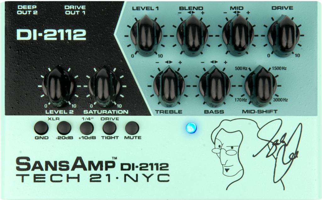 Tech 21 DI-2112 Geddy Lee Signature SansAmp Preamp – Jubal Store Tech 21 DI-2112 Geddy Lee Signature SansAmp Preamp – Jubal Store