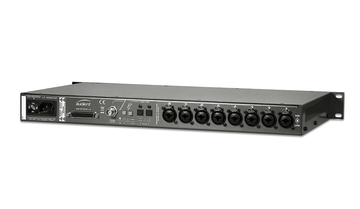 Audient ASP800 8 Channel Mic Preamp With HMX & IRON