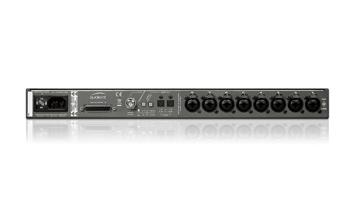 Audient ASP800 8 Channel Mic Preamp With HMX & IRON