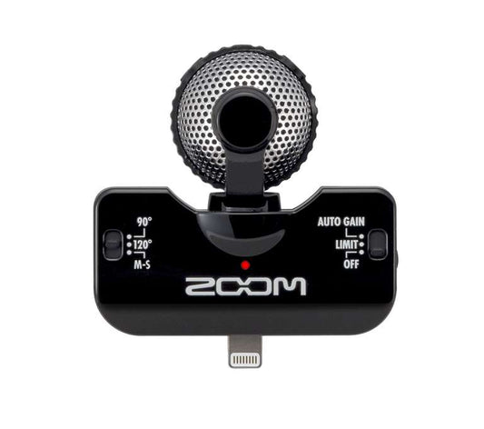 Zoom iQ5  Black / White Professional Stereo Microphone