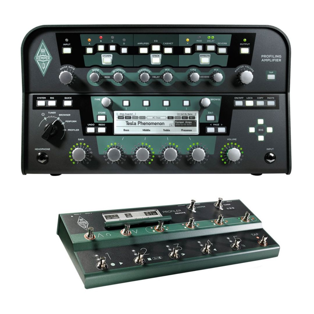 Kemper Profiler Head + Profiler Remote – Black
