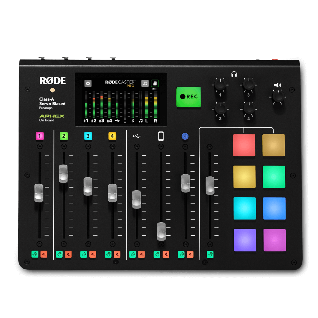 Rode RØDECaster Pro
Podcast Production Studio
