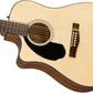 Fender Acoustic Guitar with Cutaway Electronics CD60SCE Natural Lefty