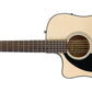 Fender Acoustic Guitar with Cutaway Electronics CD60SCE Natural Lefty