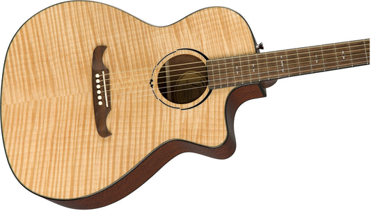 Fender FA345CE Auditorium Cutaway Electronics Acoustic Guitar - Natural