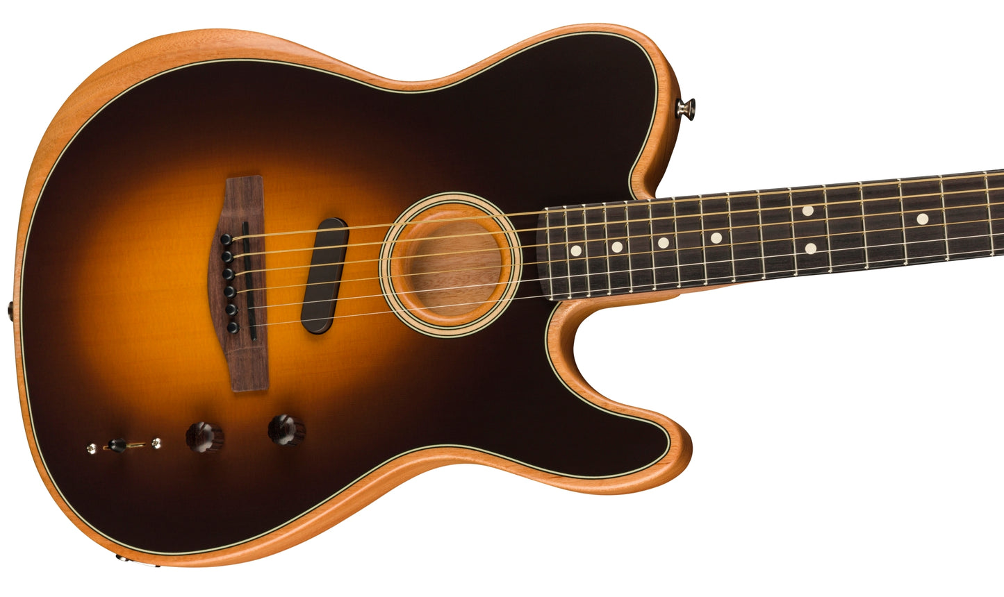 Fender Acoustasonic Player Telecaster Acoustic-electric Guitar - Shadow Burst with Rosewood Fingerboard