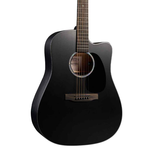Martin Road Series DC-10E Modern Black Acoustic-electric Guitar - Black