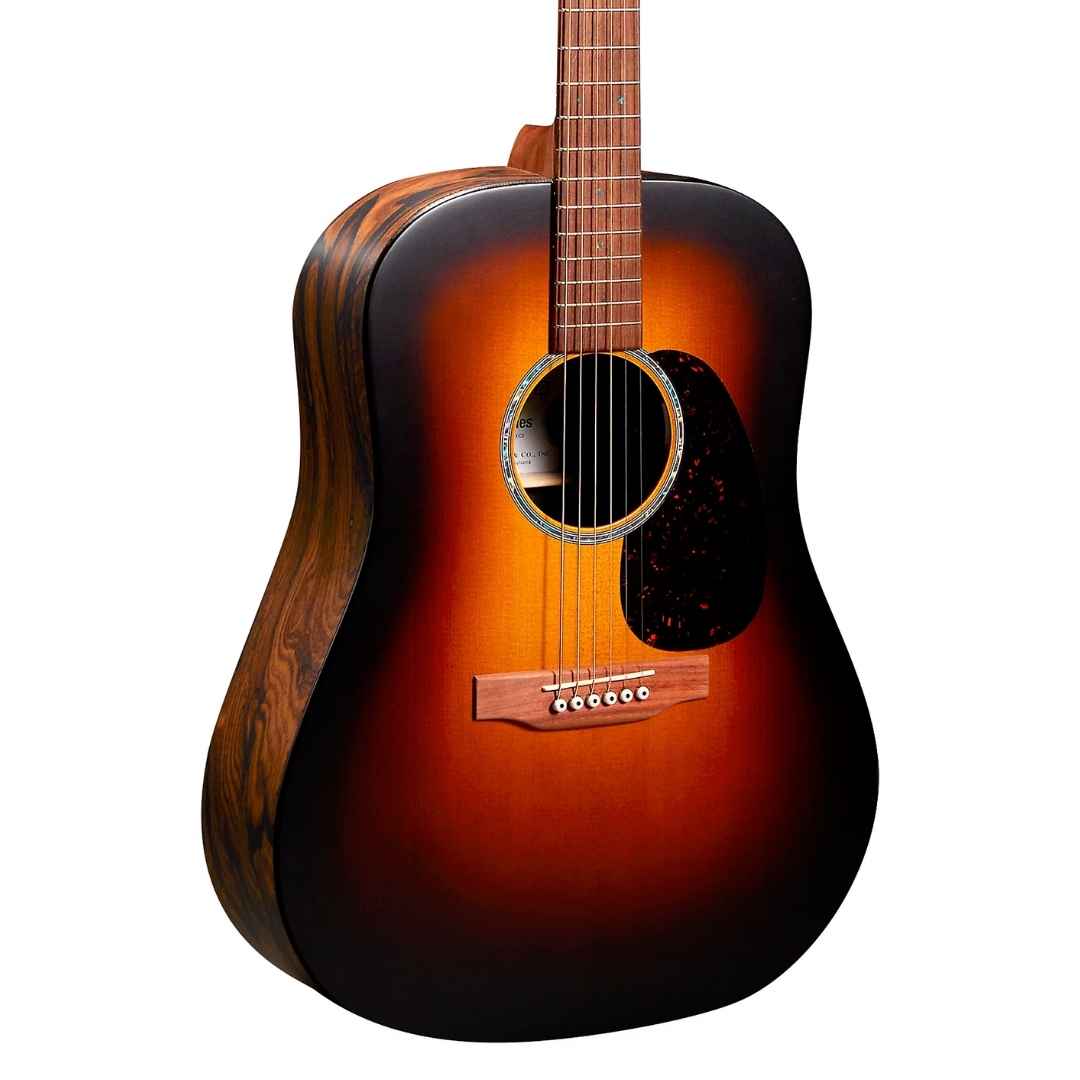 Martin D-X2E Dreadnought Acoustic-Electric Guitar - Ziricote Burst