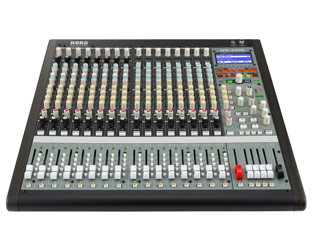 Korg MW-2408 BK Hybrid Analog/Digital Audio Mixer