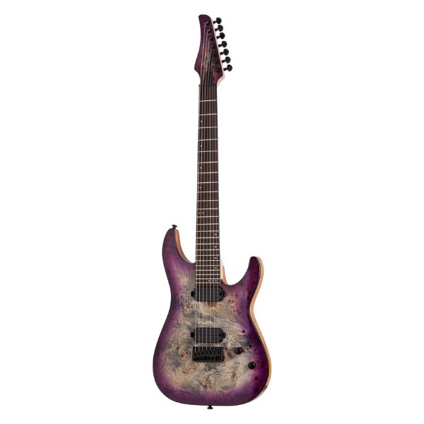 Schecter C-7 PRO Electric Guitar - Aurora Burst