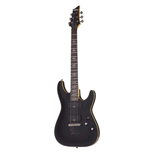 Schecter DEMON-6 Electric Guitar - Aged Black Satin