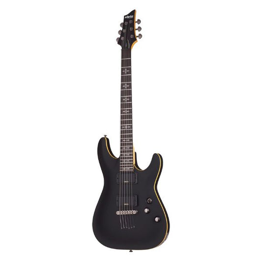 Schecter DEMON-6 Electric Guitar - Aged Black Satin