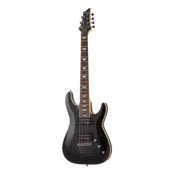 Schecter OMEN EXTREME-7 Electric Guitar - See-Thru Black (STBLK)