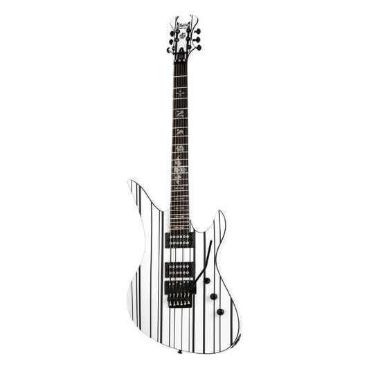 Schecter SYNYSTER STANDARD Electric Guitar - Gloss White with Black Pinstripes