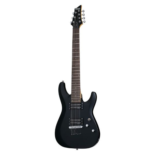 Schecter C-7 DELUXE Electric Guitar - Satin Black (SBK)