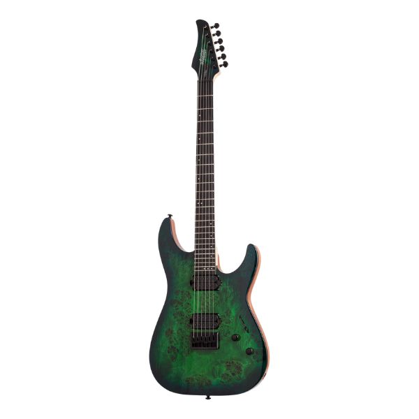 Schecter C-6 PRO Electric Guitar - Aqua Burst