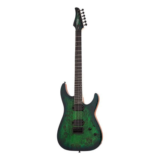 Schecter C-6 PRO Electric Guitar - Aqua Burst