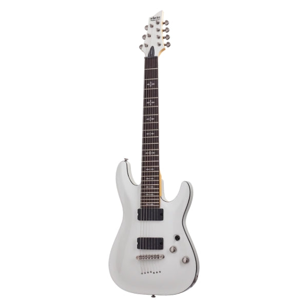 Schecter Demon Series DEMON-7 Electric Guitar - Vintage White