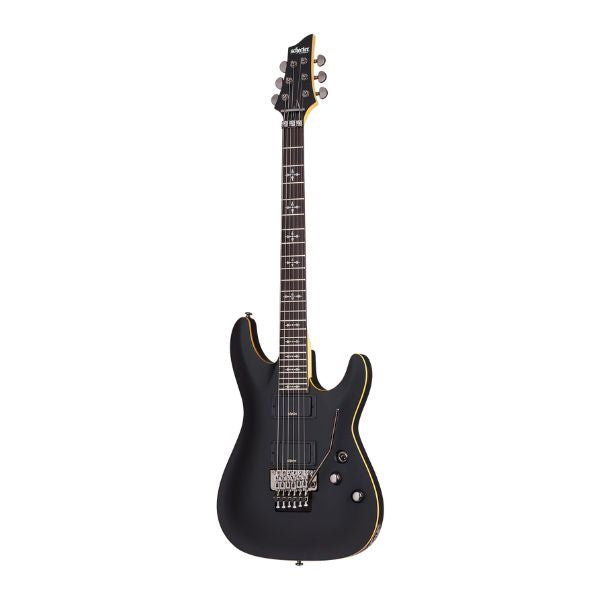 Schecter DEMON-6 FR Electric Guitar - Aged Black Satin