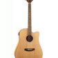 Ashton D20CEQ NTM 41Inch Dreadnought Cutaway Acoustic Guitar With EQ - Natural Matt Wood