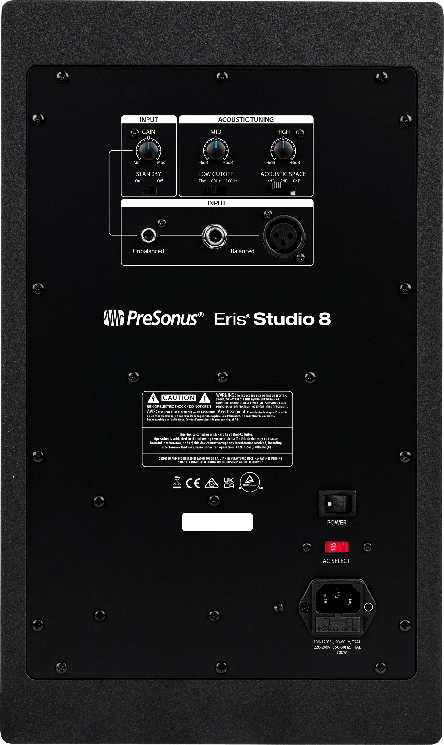 PreSonus Eris® Studio 8 Studio Monitor (Single)