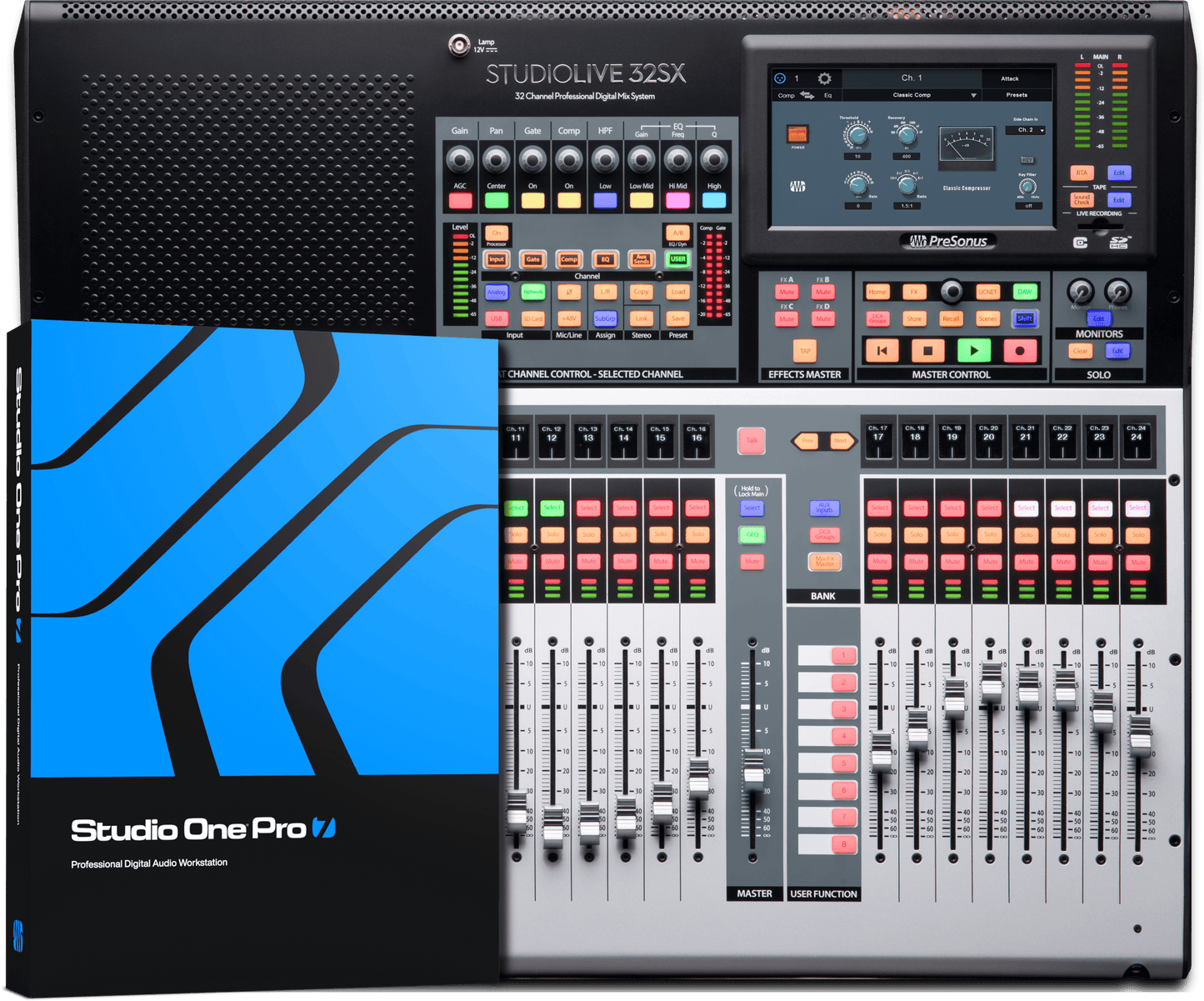 PreSonus StudioLive® Series III 32SX Digital Console Mixer