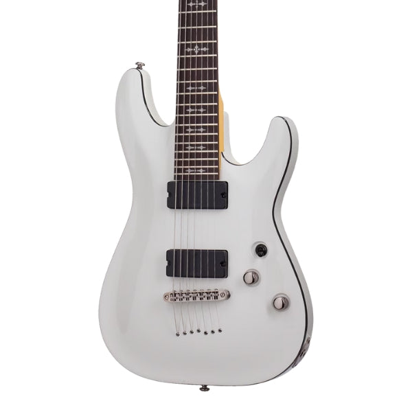 Schecter Demon Series DEMON-7 Electric Guitar - Vintage White
