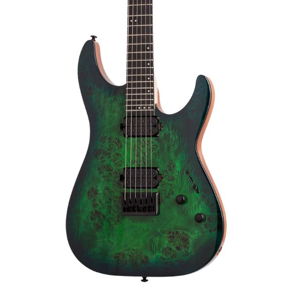 Schecter C-6 PRO Electric Guitar - Aqua Burst