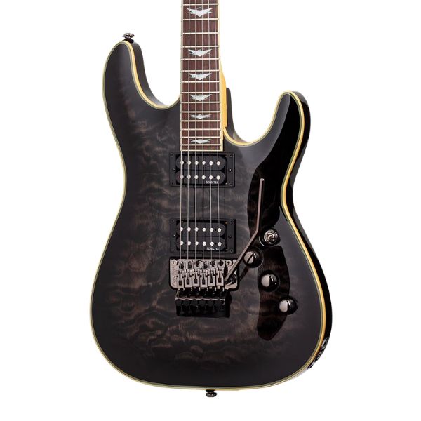 Schecter OMEN EXTREME-6 FR Electric Guitar - See-Thru Black (STBLK)