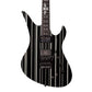 Schecter SYNYSTER GATES CUSTOM-S Electric Guitar - Gloss Black with Silver Pinstripes