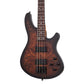 Schecter Standard Series C-4 STANDARD Electric Bass Guitar - Tobacco Burl
