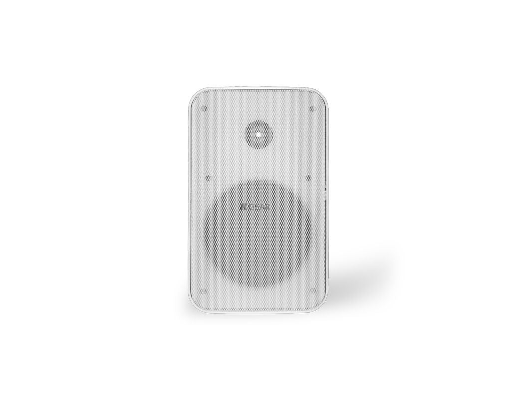 K Gear GG6W 6,5" Commercial Passive Speaker 80W @ 8? 1-2-4-8-16-32W @ 70/100V White Color IP56